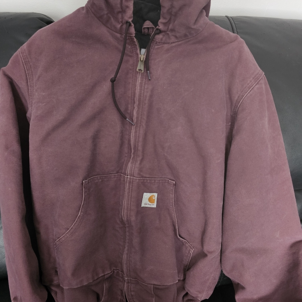Purple carhartt women's jacket